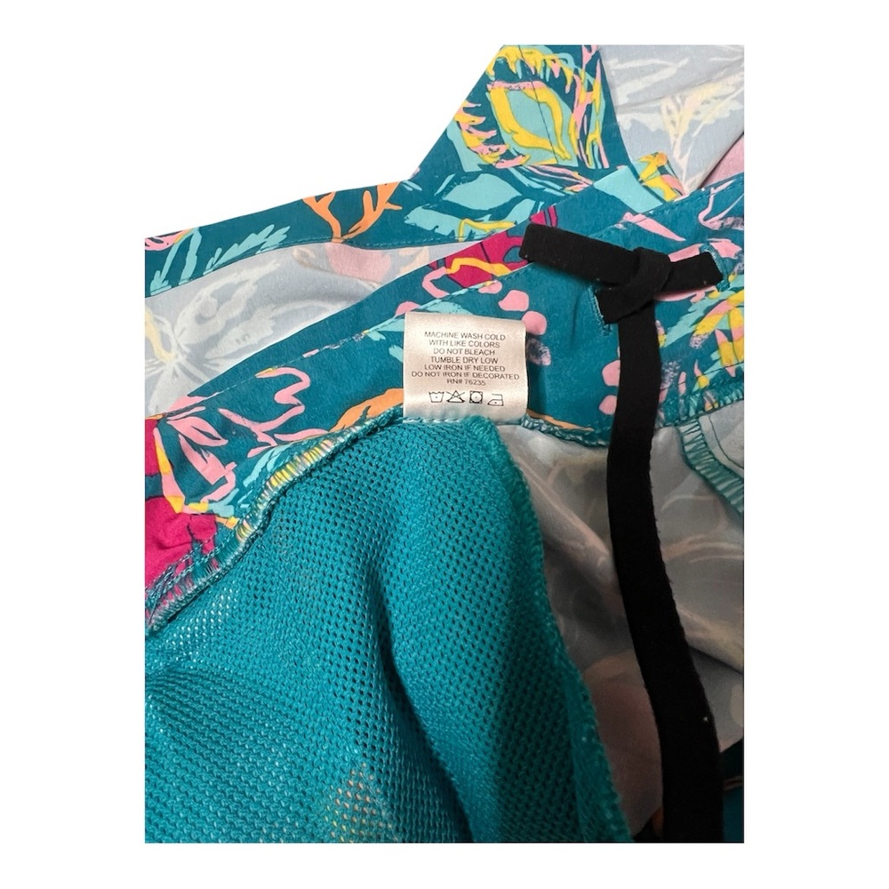 Reel Legends Tropical Teal Performance Shorts SZ MP - Picture 7 of 7